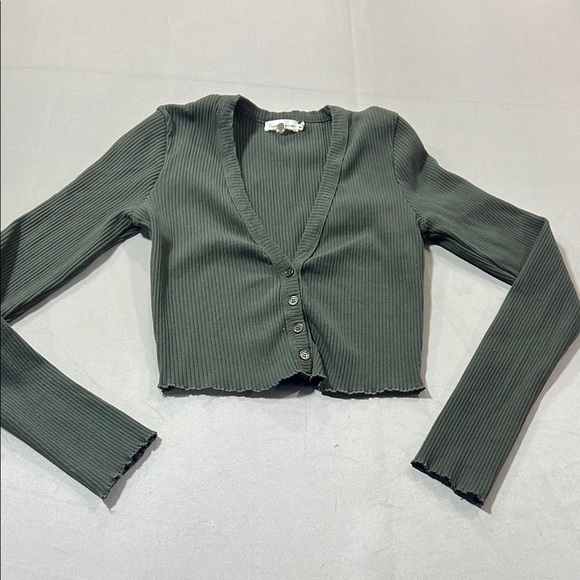 Good American Sweaters - Good American essentials cropped cardigan